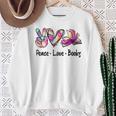 Peace Love Books Librarian Teacher Life Book Library Tie Dye Sweatshirt Gifts for Old Women Peace Love Books Librarian Teacher Life Book Library Tie Dye Sweatshirt Gifts for Old Women