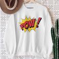 POW Comic Book Cartoon Pop Art Comfort Colors Crop Top Sweatshirt Gifts for Old Women POW Comic Book Cartoon Pop Art Comfort Colors Crop Top Sweatshirt Gifts for Old Women