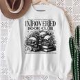 Proudly Anti Social Member Of The Introverted Book Club Sweatshirt Gifts for Old Women Proudly Anti Social Member Of The Introverted Book Club Sweatshirt Gifts for Old Women