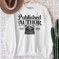 Published Author Writer 2026 New Book Novel Writing Premium Tri-Blend Sweatshirt Gifts for Old Women Published Author Writer 2026 New Book Novel Writing Premium Tri-Blend Sweatshirt Gifts for Old Women