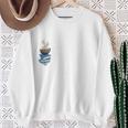 Puggle Avid Book Reader Dog Mom Sweatshirt Gifts for Old Women