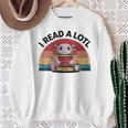 I Read Alotl Axolotl Retro Reading Books Lover Vintage Sweatshirt Gifts for Old Women I Read Alotl Axolotl Retro Reading Books Lover Vintage Sweatshirt Gifts for Old Women
