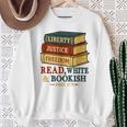Read & Bookish Since 1776 Books Patriot 4th Of July Sweatshirt Gifts for Old Women Read & Bookish Since 1776 Books Patriot 4th Of July Sweatshirt Gifts for Old Women