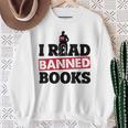 I Read Banned Books Banned Books Week Reading Men Sweatshirt Gifts for Old Women