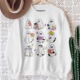Read More Books Booooks Halloween Boooks Ghost Boo Teacher Men Women Kids Sweatshirt Gifts for Old Women