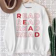Read Books Library Bookworm Librarian Book Lover Sweatshirt Gifts for Old Women