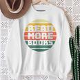 Read More Books Retro Vintage Book Lover Premium Tri-Blend Sweatshirt Gifts for Old Women