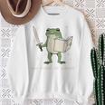 We Read At Dawn Vintage Frog Reading Book Frog Meme Sweatshirt Gifts for Old Women We Read At Dawn Vintage Frog Reading Book Frog Meme Sweatshirt Gifts for Old Women