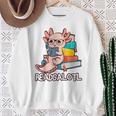 Readalotl a Kawaii Axolotl Reading a Book As Readsalotl Raglan Baseball Tee Sweatshirt Gifts for Old Women Readalotl a Kawaii Axolotl Reading a Book As Readsalotl Raglan Baseball Tee Sweatshirt Gifts for Old Women