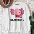Readalotl Love Axolotls Reading Books And Axolotls Sweatshirt Gifts for Old Women Readalotl Love Axolotls Reading Books And Axolotls Sweatshirt Gifts for Old Women