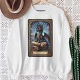 The Reader Dragon Fantasy Book Lover Tarot Card Premium Tri-Blend Sweatshirt Gifts for Old Women