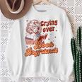 Reading Book Lover Bookish Crying Over Book Boyfriends Sweatshirt Gifts for Old Women Reading Book Lover Bookish Crying Over Book Boyfriends Sweatshirt Gifts for Old Women