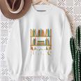 Reading Book Nerd Hoarder Bookworm Hoarding Sweatshirt Gifts for Old Women