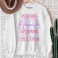Reading Is Dreaming With Your Eyes Open Cute Quote Books Premium Tri-Blend Sweatshirt Gifts for Old Women Reading Is Dreaming With Your Eyes Open Cute Quote Books Premium Tri-Blend Sweatshirt Gifts for Old Women