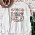 Reading Is Dreaming With Your Eyes Open Librarian Book Lover Sweatshirt Gifts for Old Women