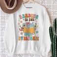 Reading Is For Everyone Book Lover Bookworm Bookish Groovy Sweatshirt Gifts for Old Women