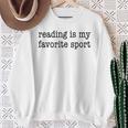 Reading Is My Favorite Sport Bookish Book Reader Sweatshirt Gifts for Old Women Reading Is My Favorite Sport Bookish Book Reader Sweatshirt Gifts for Old Women