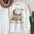 Reading Fuels My Soul Inspirational Book Lover & Bibliophile Premium Tri-Blend Sweatshirt Gifts for Old Women