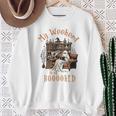 Reading Ghost Halloween Library Weekend Book Lovers Women Premium Tri-Blend Sweatshirt Gifts for Old Women