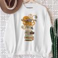 Reading Octopus Tea Coffee And Books Sweatshirt Gifts for Old Women