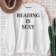 Reading Is Sexy Literary Reading Book Humor Sweatshirt Gifts for Old Women Reading Is Sexy Literary Reading Book Humor Sweatshirt Gifts for Old Women