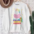 Reading Unicorn Cute Book Lover Bookworm Women Girls Sweatshirt Gifts for Old Women