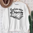 Reading Women Girls Just One More Chapter Book Lover Sweatshirt Gifts for Old Women Reading Women Girls Just One More Chapter Book Lover Sweatshirt Gifts for Old Women