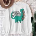 Readosaurus Cute Dinosaur Reading Books Reading Sweatshirt Gifts for Old Women