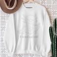 Readsalotl Axolotl Reading Lineart Book Lover Reading Premium Tri-Blend Sweatshirt Gifts for Old Women