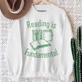 Retro Book Club Reading Is Fundamental Readers Sweatshirt Gifts for Old Women