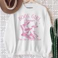 Retro Book Girl Summer Beach Vacation For Book Lover Sweatshirt Gifts for Old Women