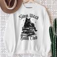 Salem Witch Book Club Bookish Retro Halloween Cat Sweatshirt Gifts for Old Women Salem Witch Book Club Bookish Retro Halloween Cat Sweatshirt Gifts for Old Women