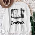 Santeria Bruja Book Sweatshirt Gifts for Old Women Santeria Bruja Book Sweatshirt Gifts for Old Women