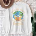 Save Earth It's Only Planet With Books Reader Earth Day Sweatshirt Gifts for Old Women