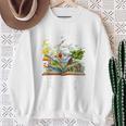 Save Earth It´s Only Planet With Books Reader Earth Day Sweatshirt Gifts for Old Women