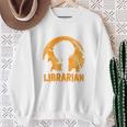 This Is My Scary Librarian Halloween Book Lover Scary Reader Sweatshirt Gifts for Old Women
