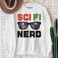 Sci Fi Nerd Science Fiction Book Movie Fan Sweatshirt Gifts for Old Women