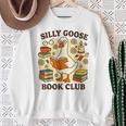Silly Goose Book Club Cozy Reading Humor Sweatshirt Gifts for Old Women Silly Goose Book Club Cozy Reading Humor Sweatshirt Gifts for Old Women