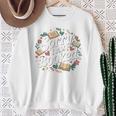 Sorry i Am Booked Reading Read Books Reader Nerd Sweatshirt Gifts for Old Women
