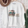 Sorry Can't I'm Booked- Bookworm Book Nerd Book Reader Sweatshirt Gifts for Old Women
