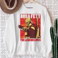 Star Wars The Book Of Boba Fett The Legend Lives Poster V-2 Sweatshirt Gifts for Old Women