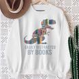 StuffedRex Trex Stuffy Books Nerds Dinosaur Costume Trex Sweatshirt Gifts for Old Women