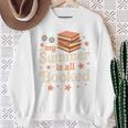 My Summer Is All Booked Book Lover Reading Vacation 2026 Comfort Colors Crop Top Sweatshirt Gifts for Old Women