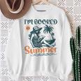 Summer Reading Books Lover I'm Booked For The Summer Sweatshirt Gifts for Old Women
