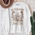 Summer Vibes Reading Book Lover Salty Readers Beach Club Sweatshirt Gifts for Old Women Summer Vibes Reading Book Lover Salty Readers Beach Club Sweatshirt Gifts for Old Women