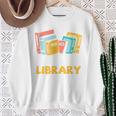 Support Your Local Library Vintage Book Lover Sweatshirt Gifts for Old Women