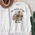 Tale As Old As Time Book Lover Floral Sweatshirt Gifts for Old Women