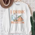That's What I Do I Read Books Drink Coffee And Know Things Sweatshirt Gifts for Old Women