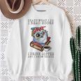 That's What I Do I Read Books I Drink Coffee Owl Sweatshirt Gifts for Old Women