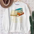 Like Thick Books Cant Lie Happiness Reading Positive Premium Tri-Blend Sweatshirt Gifts for Old Women